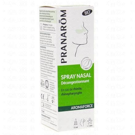 PRANAROM Aromaforce Spray Nasal Bio 15ml Parapharmacie Prado Mermoz