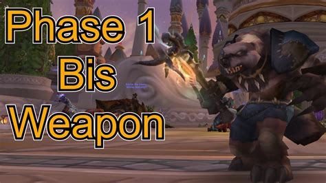 Phase 1 Prot Warrior Bis Weapon YouTube