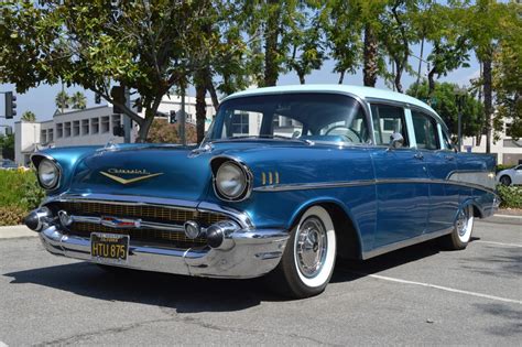 427 Powered 1957 Chevrolet Bel Air 4 Door Sedan For Sale On BaT