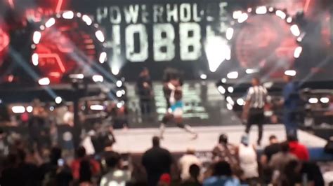 Powerhouse Hobbs Entrance At Aew Rampage Grand Slam 2022 Youtube