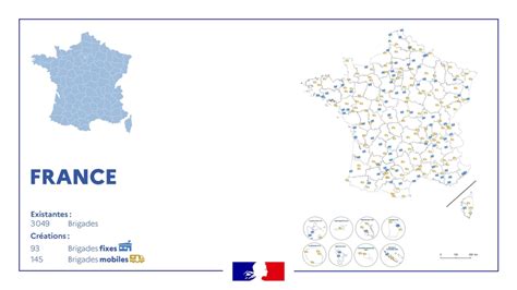 Gendarmerie découvrez la carte des 238 nouvelles brigades