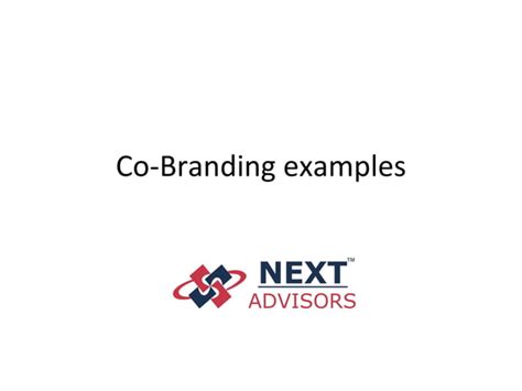 Co Branding Examples Ppt