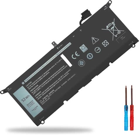 Amazon 52Wh DXGH8 Battery 7 6V For Dell XPS 13 9370 9380 2019