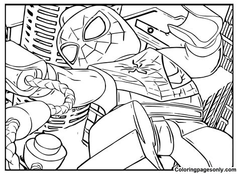 Lego Spiderman Coloring Pages Coloring Pages For Kids And Adults