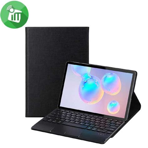 Hk T C Smart Bluetooth Keyboard Leather Case With Touchpad For