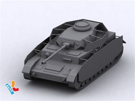 medium pzkpfw iv 3d model