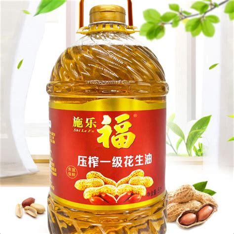 正宗花生油一级物理压榨食用油粮油植物油超值5l大桶装炒菜家用虎窝淘