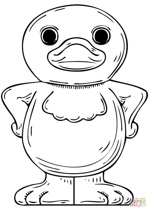 Dibujo De Patito De Dibujos Animados Para Colorear Dibujos Para