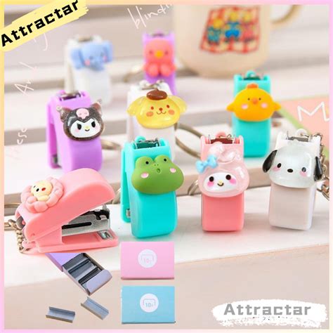 Jual In Stock Stapler Gantungan Kunci Sanrio Yang Lucu Mini Kreatif