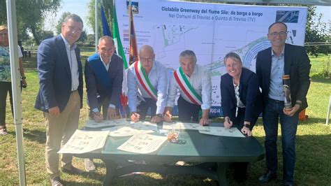 A Quinto Avviati I Lavori Della Ciclabile Greenway Fiume Sile Da