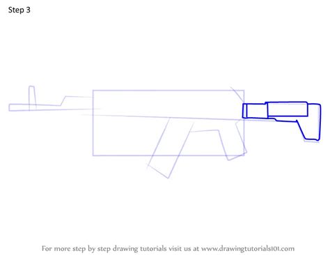 Learn How To Draw Ak 12 Assault Rifle From Rainbow Six Siege Rainbow