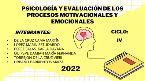 Ppt Procesos Motivaciones Y Emocionales Pdf Descarga Gratuita