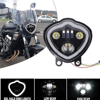 LED Front Light Headlight For Kawasaki Vulcan S 650 EN650 2015 2021 LED