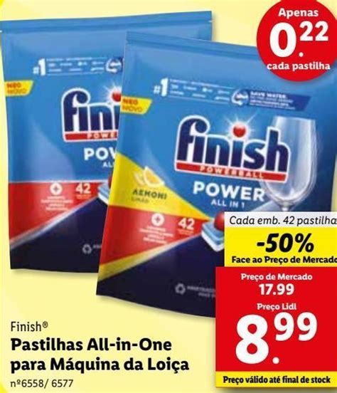 Promo O Detergente Lavalou A Finish Em Lidl