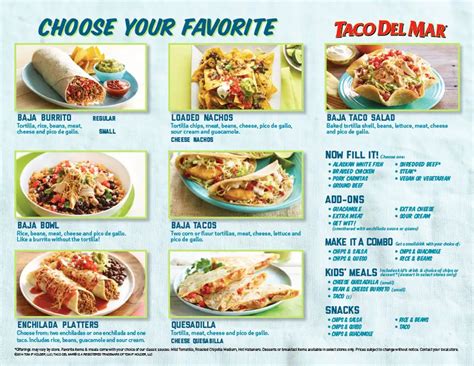 Del Taco Menu Nutritional Information – Besto Blog