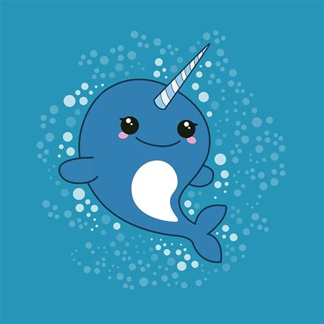 How To Draw A Cute Narwhal Really Easy Drawing Tutorial Artofit