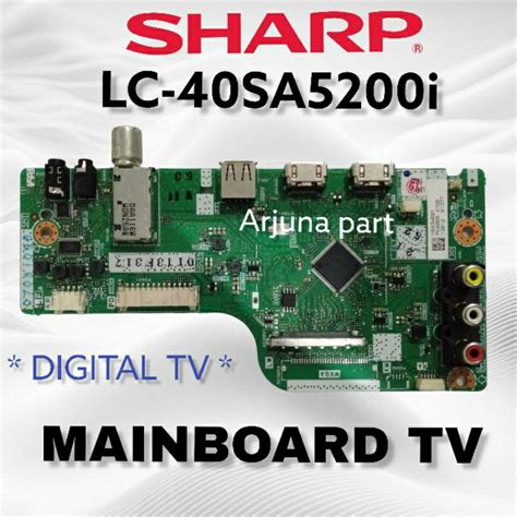 Jual MAINBOARD TV SHARP LC 40SA5200 MAINBOARD TV SHARP LC 40SA5200i