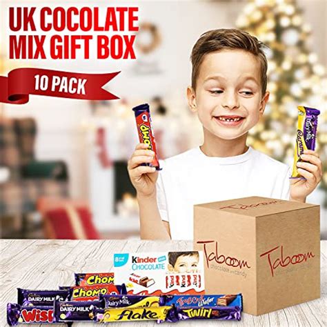 Cadbury Selection British Chocolate Bar Selection Box - 10 Medium Size ...