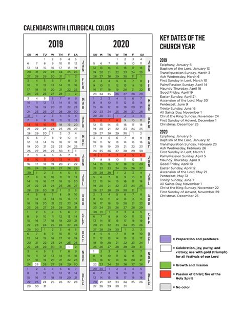 Presbyterian Liturgical Calendar 2023 Printable Word Searches