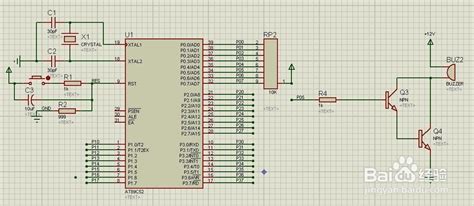 51单片机protues仿真学习 蜂鸣器 百度经验