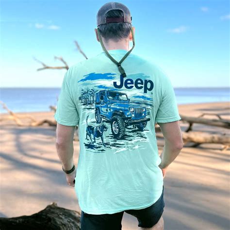 Jeep Yj Beach Lab T Shirt Jedco