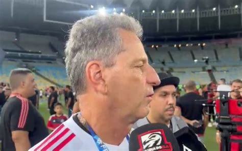 Estou aliviado revela Landim após vitória do Flamengo no Rio