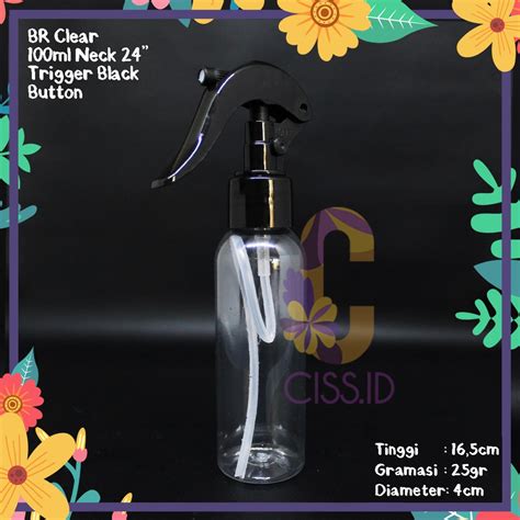 Jual Botol Plastik Br Ml Clear Tutup Trigger Bebek Hitam Kemasan