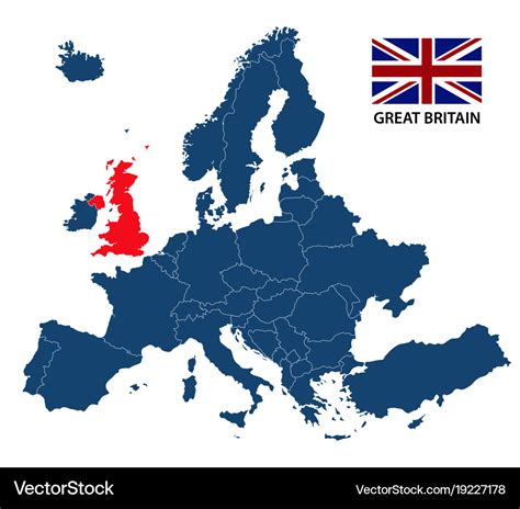 Map Of Europe And Britain Corene Charlotte