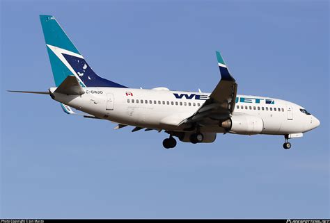 C Gwjo Westjet Boeing Ct Wl Photo By Jon Marzo Id