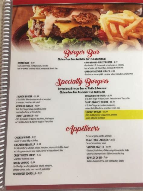 Menu at Nyack Diner restaurant, Nyack