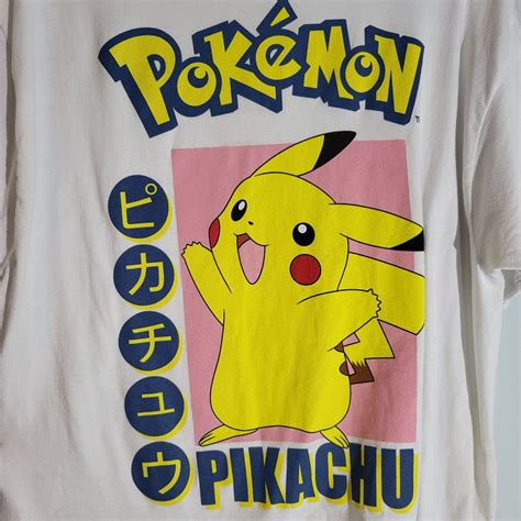 Pok Mon Pikachu Japanese Characters Anime Graphic T S Gem