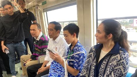 Jokowi Ajak Artis Jajal Lrt Jabodebek Rute Bekasi Dukuh Atas Ada