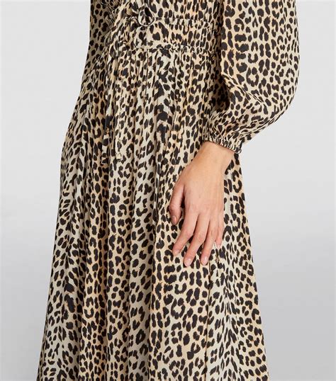 Womens Maje Multi Leopard Print Maxi Dress Harrods UK