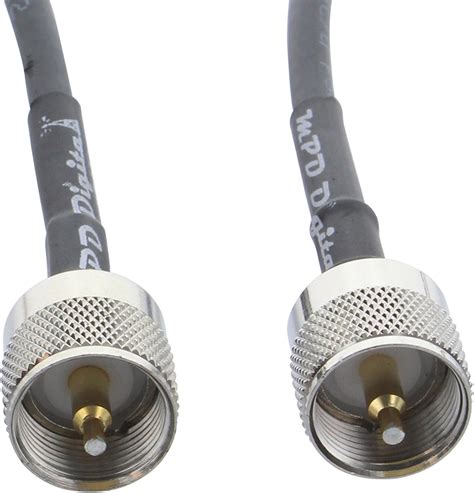 Amazon MPD Digital RG58 PL259 PL 259 Male 12FT RG58 Coaxial Cable