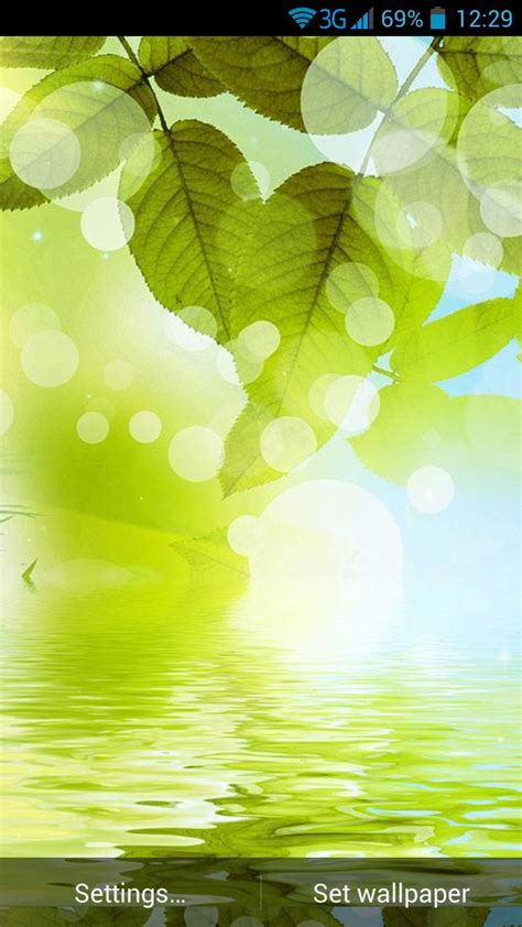 Green Nature Live Wallpaper APK for Android Download