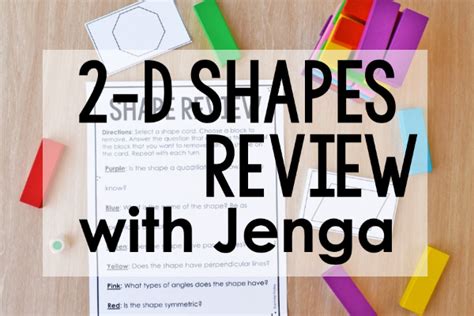 Parts Of Speech Review With Jenga Free Printables Teaching With