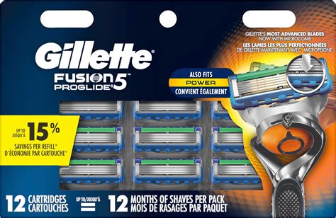 Amazon Gillette Fusion Mens Razor Blade Refills Count