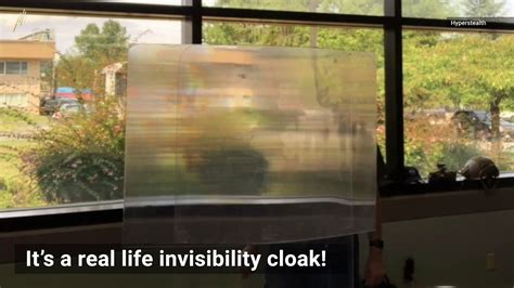 Real Life Invisibility Cloak Makes Everything Behind It Disappear