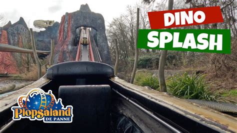 Dino Splash On Ride Pov Plopsaland De Panne Youtube