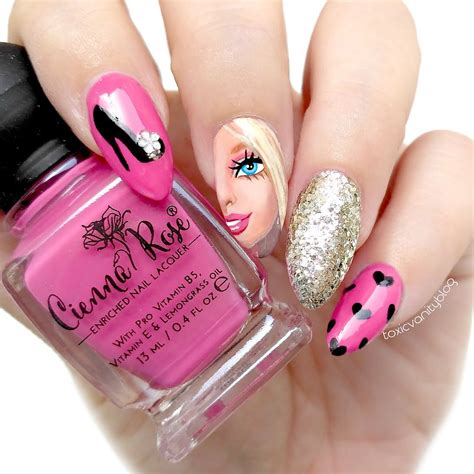 Famous Barbie Nail Art Set Ideas