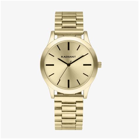 Reloj Mujer Bettina Oro Ipg Brazalete Acero Dorado Radiant