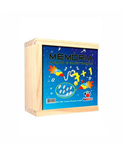 BRINQUEDO PEDAG JOGO DA MEMORIA ADICAO E SUBTRACAO CIABR