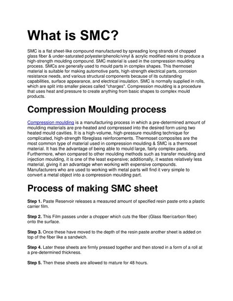 PPT - Sheet molding compound process & Compression Molding PowerPoint Presentation - ID:12242899