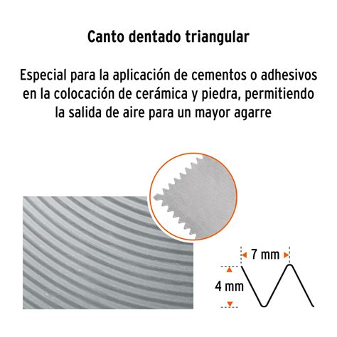 Ficha Tecnica Llana 11 dentado triangular tipo español mgo madera