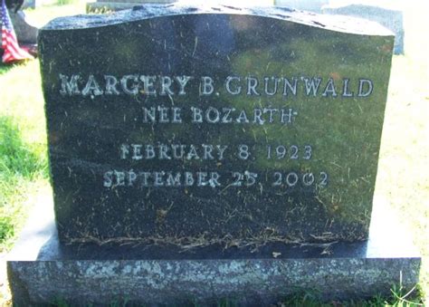 Margery Winifred Bozarth Grunwald Homenaje De Find A Grave