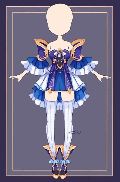 Roupas De Anime Feminino Desenho - Pin de Karin Blue em Anime ropa | Desenhos de roupas, Roupas de ...