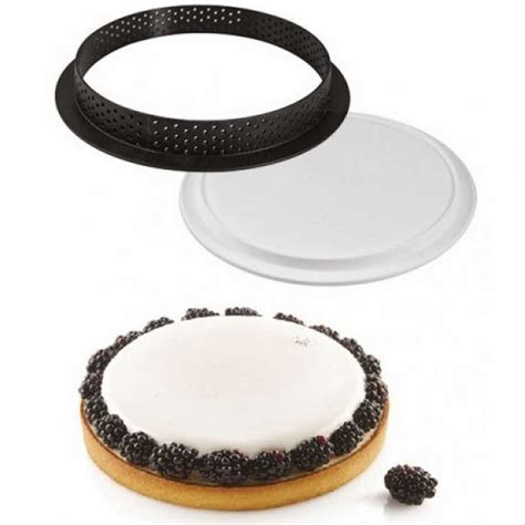 Molde Silicona Kit Tarte Ring Round Silikomart Chitza