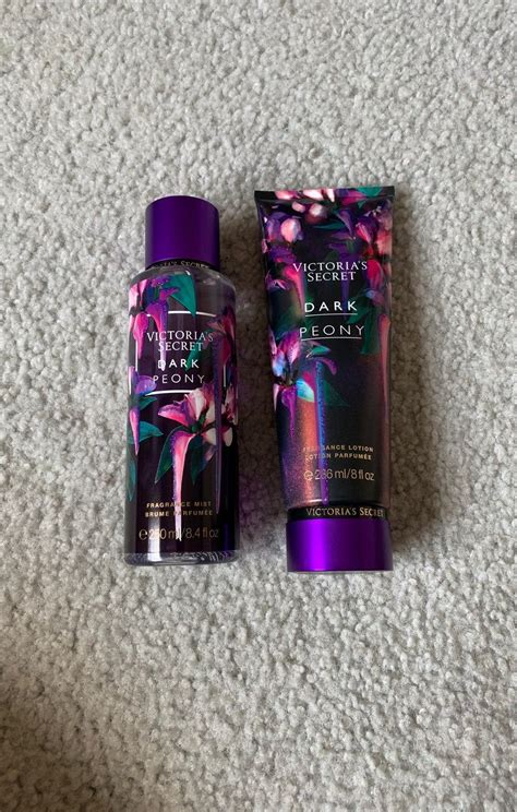 Victorias Secret Dark Peony Lotion And Mist Set Bath And Body Works