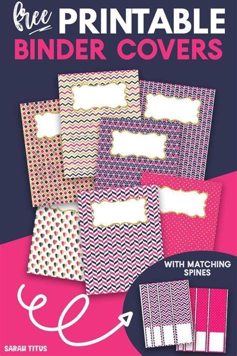 7 Cute Binder Covers With Matching Spine Art Artofit