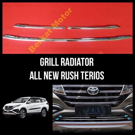 Jual Grill Radiator All New Rush Terios Lis List Gril Terrios Variasi